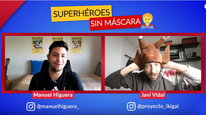 súper héroes sin máscara entrevista Javi Vidal y Manuel Higuera